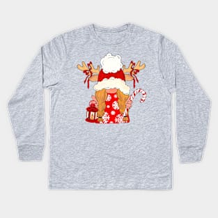 Christmas Gnome Kids Long Sleeve T-Shirt